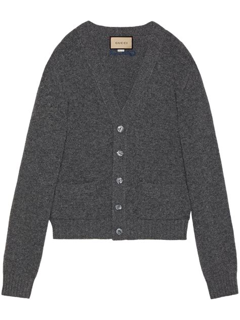 gucci v neck wool knit with bee|gucci v neck cardigan.